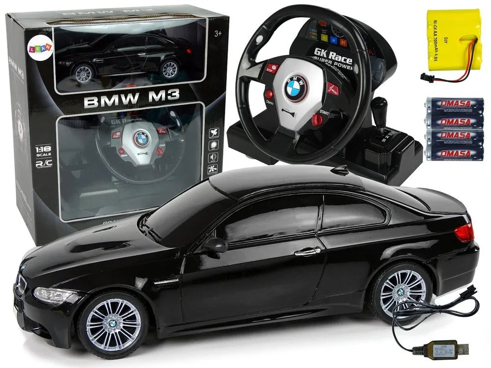 Nuotoliniu valdomas BMW M3 – juodas
